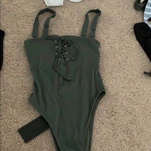 BNWT ribbed one piece swim